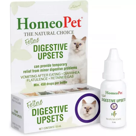 HomeoPet Hompet Feline Dig Upset 15 ml Cat Skin & Coat Supplements