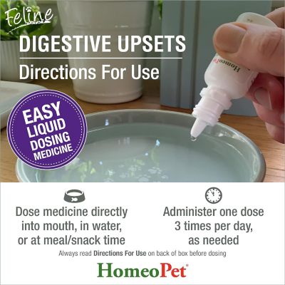 Image showing 5 th HomeoPet Feline Dig Upset, 15ml