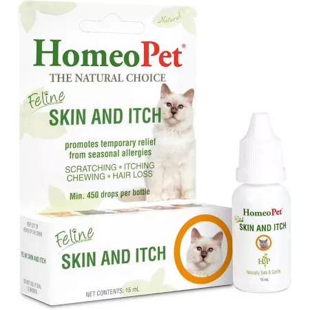 HomeoPet Hompet Feline Itchy Skin 15ml Cat Skin & Coat Supplements