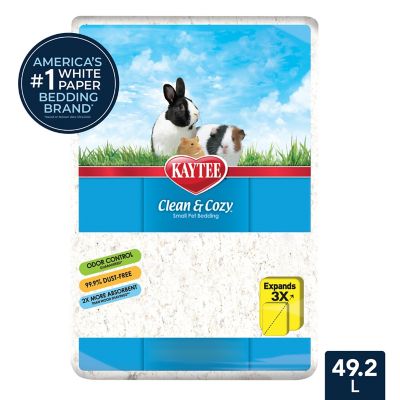 Kaytee Clean & Cozy White Small Animal Pet Bedding, 49.2 L