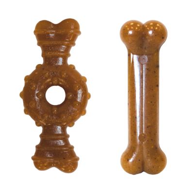Image showing 6 th Nylabone Puppy Chew Ring Bone Chicken Flavor, Large