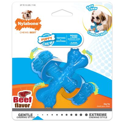 Nylabone Beef Puppy Chew Bone, Small