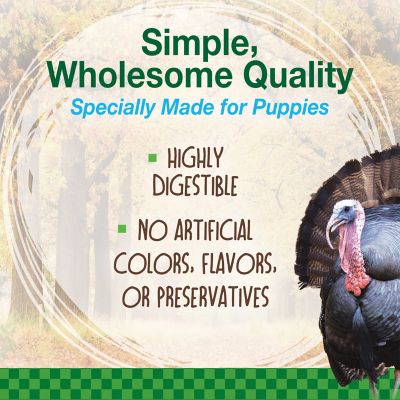 Image showing  Healthy Edibles WILD Puppy Natural Long Lasting Turkey Dog Chew Treats Puppy Wild Bone Small (Pack of 4)