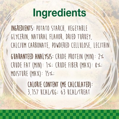 Image showing  Healthy Edibles WILD Puppy Natural Long Lasting Turkey Dog Chew Treats Puppy Wild Bone Small (Pack of 4)