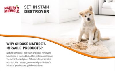 Image showing 7 th Nature's Miracle Orange Oxy Dog Pour 128 oz.