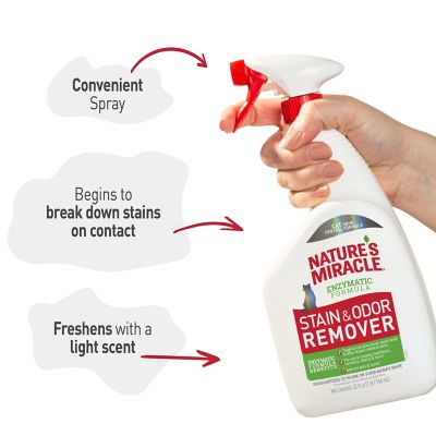 Image showing  Just for Cats Stain & Odor Remover Spray 32 oz.
