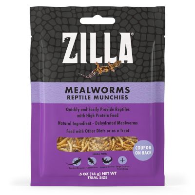 Image showing  Reptile Munchies Mealworms, 0.5 oz.