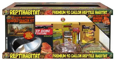Zoo Med 40 Gallon ReptiHabitat Bearded Dragon Kit