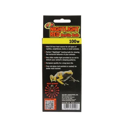 Image showing  Nightlight Red Reptile Bulb, 100W