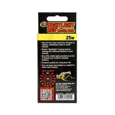 Image showing  Nightlight Red Reptile Bulb, 25W