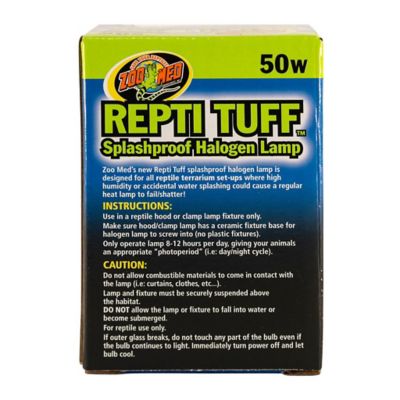 Image showing  Repti Tuff Splashproof Halogen Lamp, 50W