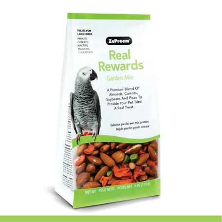 ZuPreem Real Rewards Garden Mix Pet Bird Treats, 6 oz., 87549800