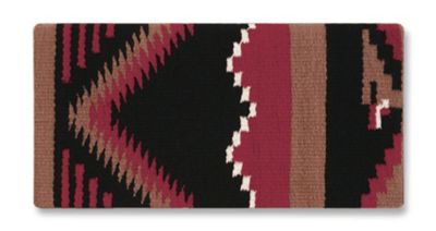 Mayatex Durango Heavyweight Wool Saddle Blanket, 32 in. x 64 in., No-Curl Hem