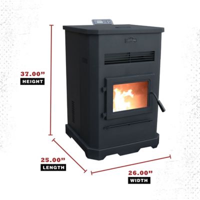 Image showing  2500 sq. ft. No.205 Large Pellet Stove, 130 lb. Hopper Size, F500205