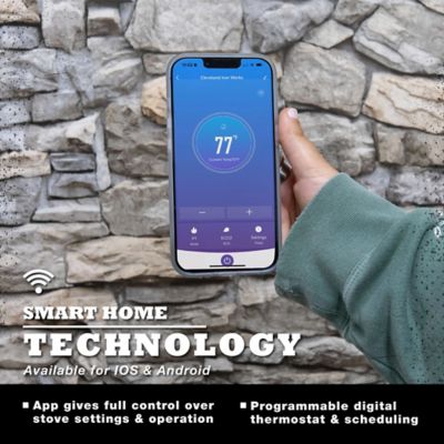 Image showing  2500 sq. ft. No.205 Large Pellet Stove, 130 lb. Hopper Size, F500205