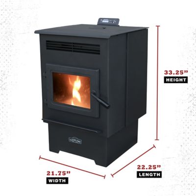 Image showing  1200 sq. ft. No.200 Medium Pellet Stove, 60 lb. Hopper Size, F500200