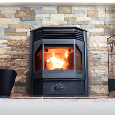 Image showing  2500 sq. ft. No.210 Bay Front Pellet Stove, 66 lb. Hopper Size, F500210