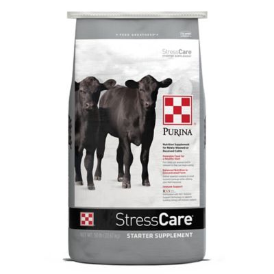 Purina Stress Care 5 Starter Supplement Pelleted Calf Supplement, 50 lb. Bag