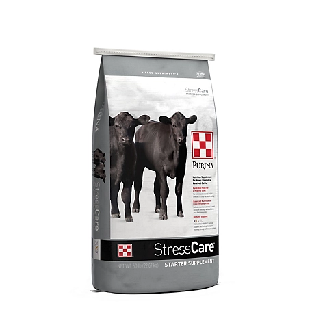 Purina Stress Care 5 Starter Supplement Calf Feed, 50 lb. Bag