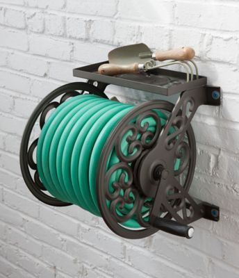 Image showing  125 ft. Steel Decorative Wall Mounted Hose Reel
