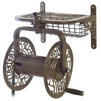 Liberty Garden 125 ft. Cast Aluminum Navigator Rotating Hose Reel