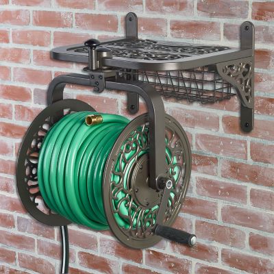 Image showing  5/8 in. x 125 ft. Cast Aluminum Navigator Rotating Hose Reel