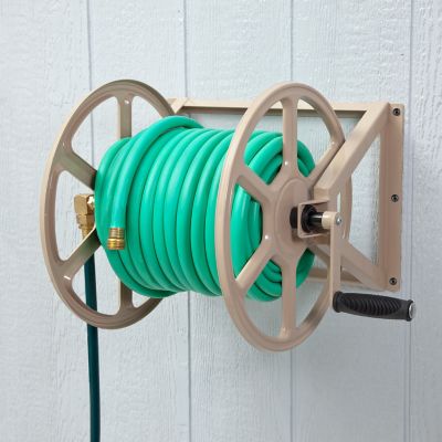 Image showing  5/8 in. x 200 ft. Multi-Purpose Floor and Wall Mounted Hose Reel
