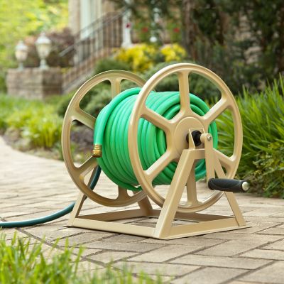Image showing  5/8 in. x 200 ft. Multi-Purpose Floor and Wall Mounted Hose Reel