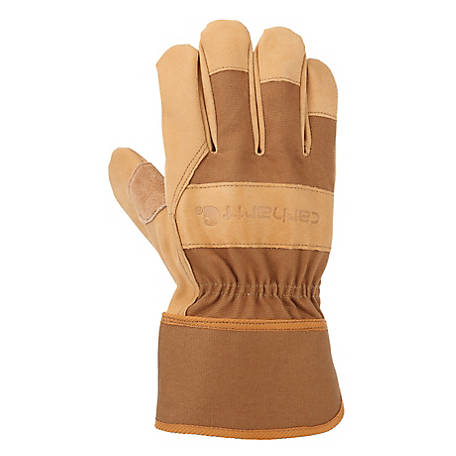 Carhartt Mens Insulated Suede Work Glove with Safety Cuff Carhartt Men's Gloves A515