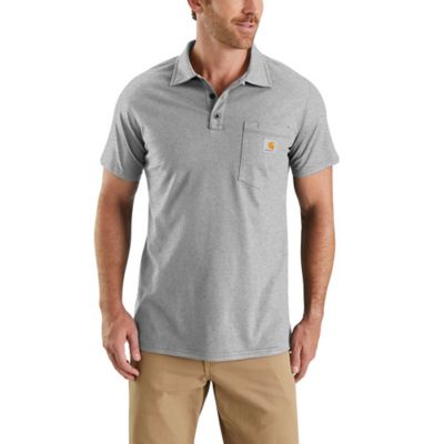 Carhartt Men's Short-Sleeve Force Polo Shirt
