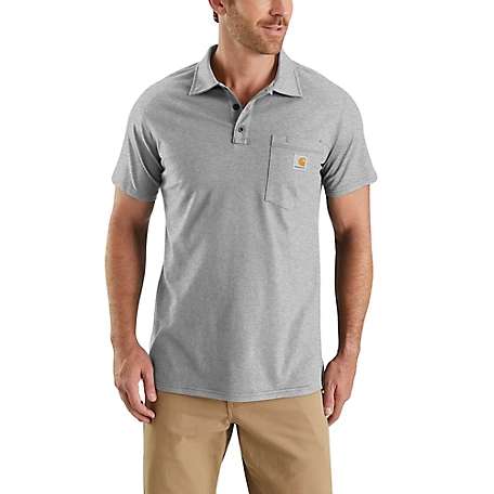 Carhartt Men's Short-Sleeve Force Polo Shirt at Tractor Supply Co.