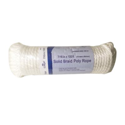 CORDA 7/16 in. x 100 ft. Solid Braid Polypropylene Rope