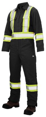 Tough Duck Men's Hi-Vis Safety Duck Insulted Overalls