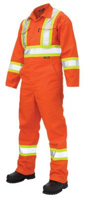 Tough Duck Men's Hi-Vis Safety Unlined Coveralls