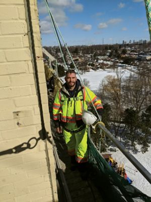 Image showing 2 th Tough Duck Men's Hi-Vis Safety Lined Overalls