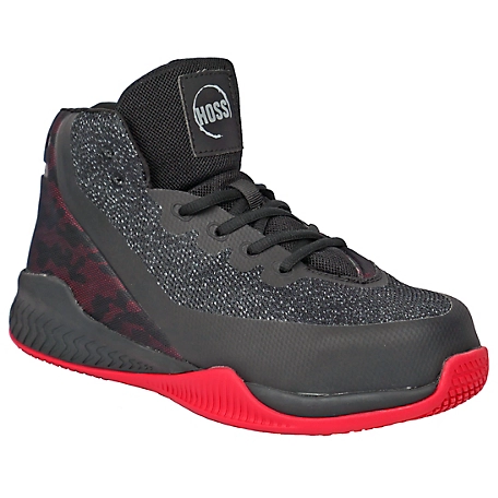 HOSS Boot Company Rim Fly Hi-Top Composite Toe Basketball Shoes, EH Rated