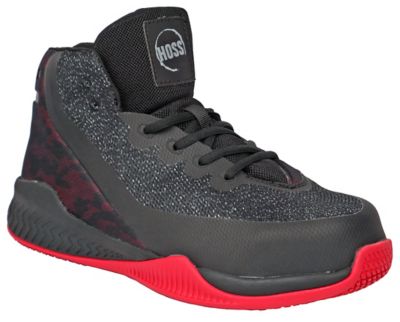 HOSS Boot Company Men's Rim Fly Hi-Top Athletic Work Shoes, Composite Toe, Lightweight, Slip Resistant, EH Rated