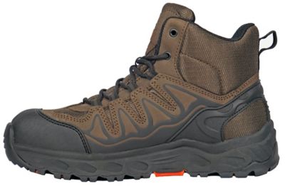 Image showing  Men's Eric High Work Boots, Soft Toe, Slip Resistant, EH Rated, Leather and Nylon