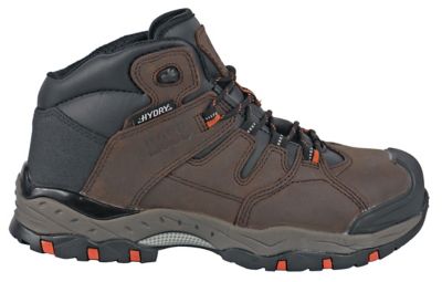 Image showing 4 th HOSS Boot Company Men's Tracker Work Boots, Composite Toe, Hydry Waterproof, Slip Resistant, EH Rated, 6in.