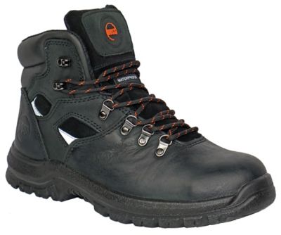 HOSS Boot Company Men's Adam Work Boots, Steel Toe, Waterproof, Slip Resistant, EH Rated, 6in.