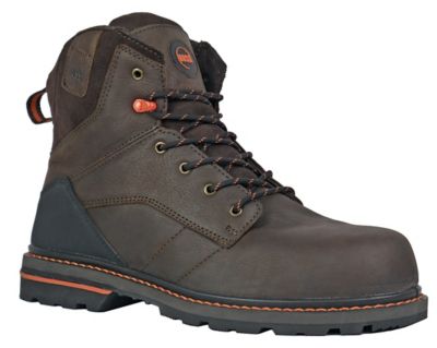 HOSS Boot Company Men's Carson Work Boots, Composite Toe, Slip Resistant, Oil Resistant, EH Rated, 6in.