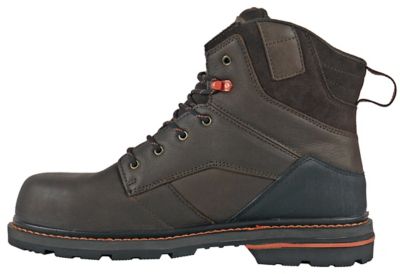 Image showing 4 th HOSS Boot Company Men's Carson Work Boots, Composite Toe, Slip Resistant, Oil Resistant, EH Rated, 6in.