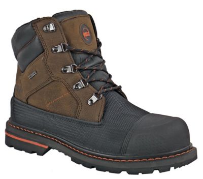 HOSS Boot Company Men's K-Tough Work Boots, Composite Toe, Waterproof, Puncture Resistant, Slip Resistant, EH Rated, 6 in.