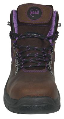 Image showing 3 th HOSS Boot Company Women's Lily Work Boots, Steel Toe, Waterproof, Slip Resistant, EH Rated, 6in.