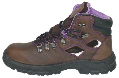 Image showing 6 th HOSS Boot Company Women's Lily Work Boots, Steel Toe, Waterproof, Slip Resistant, EH Rated, 6in.