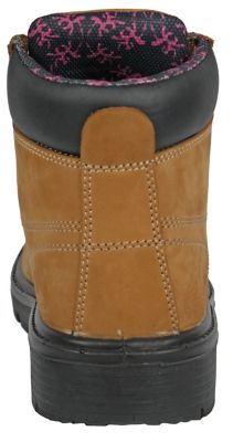 Image showing 5 th Moxie Trades Women's Alice Waterproof Steel Toe Work Boots, Slip Resistant, EH Rated, 6 in.