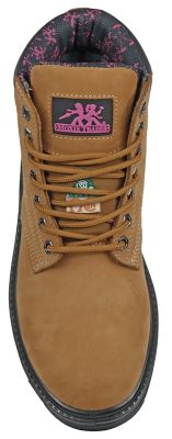 Image showing Moxie Trades Women's Alice Waterproof Steel Toe Work Boots, Slip Resistant, EH Rated, 6 in.
