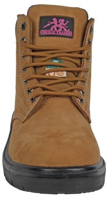 Image showing 3 th Moxie Trades Women's Alice Waterproof Steel Toe Work Boots, Slip Resistant, EH Rated, 6 in.