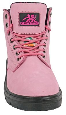 Image showing Moxie Trades Women's Alice Waterproof Steel Toe Work Boots, Slip Resistant, EH Rated, 6 in.