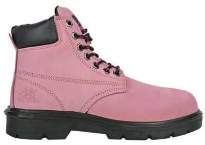 Image showing Moxie Trades Women's Alice Waterproof Steel Toe Work Boots, Slip Resistant, EH Rated, 6 in.